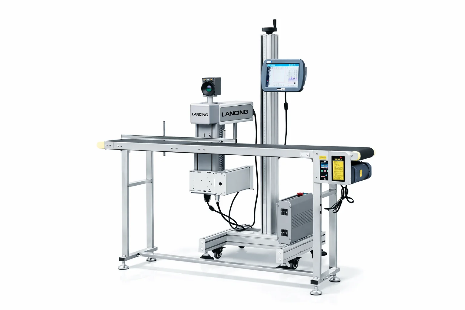 Coding and printing system for automatic packaging lines